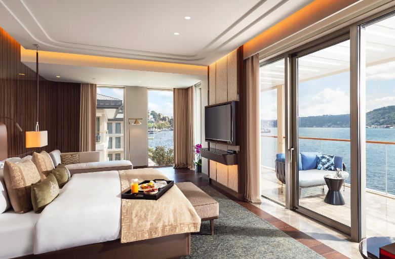 Contemporary and iconic Ottoman aesthetics meet at the Mandarin Oriental Bosphorus, Istanbul.