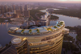 New Sands landmark rising next to Marina Bay Sands