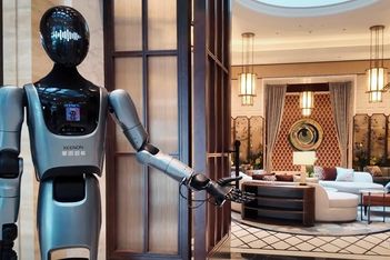 Shanghai airport hotel boots up robot crew, event spaces