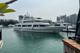 Get onboard Singapore’s largest superyacht