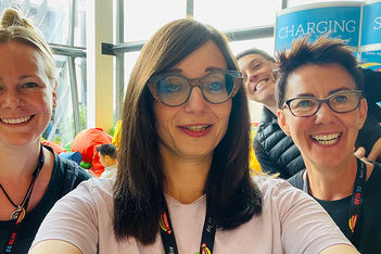 Don't forget the bubbles and fun in face-to-face conferences