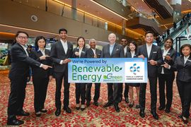 This convention venue is now powered by renewable energy