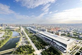 China National Convention Centre readies for the Olympics