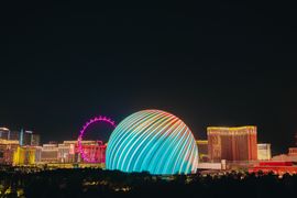 Hewlett Packard Enterprise hosts keynote at Las Vegas Sphere
