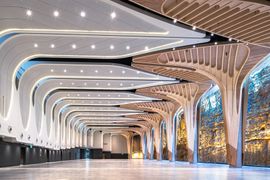 Beneath Barangaroo, a new events landmark takes shape in Australia