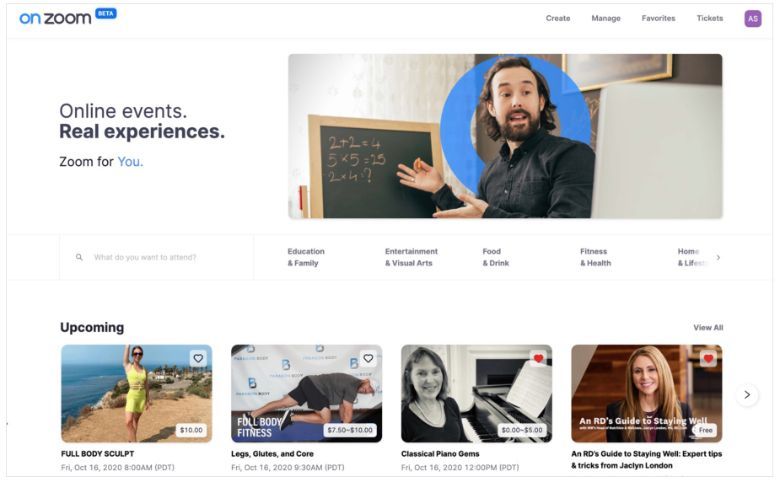 Zoom introduces event ticketing tools