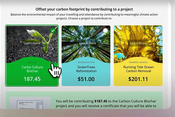 Empowering organisers and attendees to make an impact on the environment