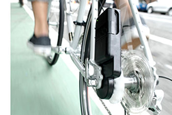 Charge accessories while cycling
