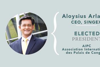 SingEx’ Aloysius Arlando flies regional flag at AIPC