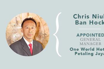 New GM for One World Hotel Petaling Jaya