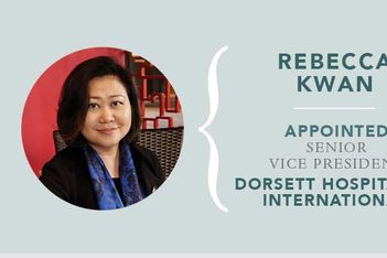 Dorsett Hospitality International has promoted Rebecca Kwan to senior vice president of sales – Hong Kong and U.K.
