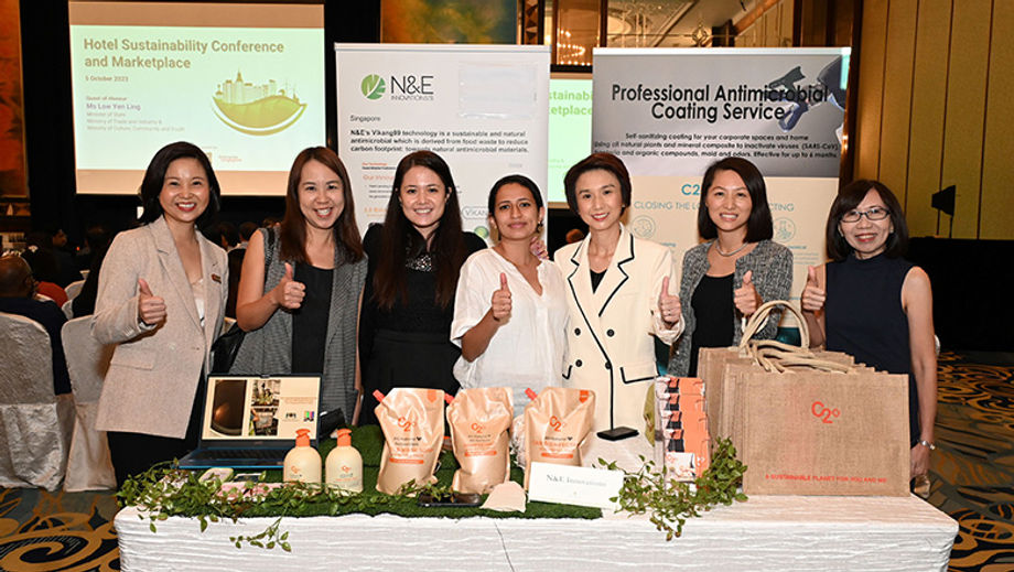 Sustainability Impact Challenge winner (third from left): N&E Innovations' Jaslyn Lee.