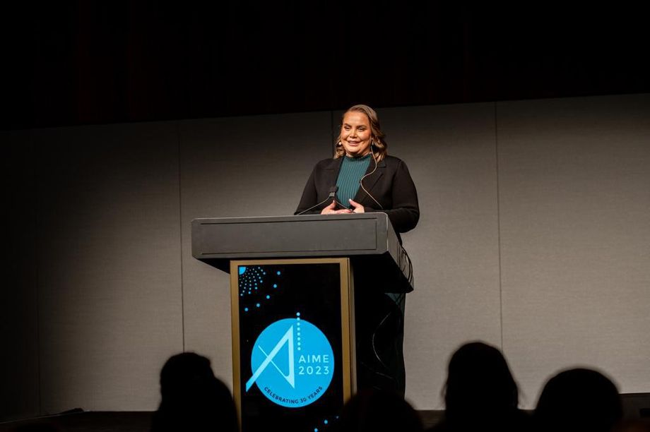 Australian tennis star, Jelena Dokic, was one of the key speakers at AIME's Knowledge Programme.