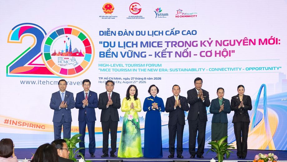 ITE HCMC 2026’s High-Level Tourism Forum was led by Deputy Prime Minister Pham Thi Thanh Tra, Minister of Culture, Sports and Tourism Lam Thi Phuong Thanh, and Vice Chairman of the Ho Chi Minh City People’s Committee Nguyen Loc Ha, with more than 300 delegates in attendance.