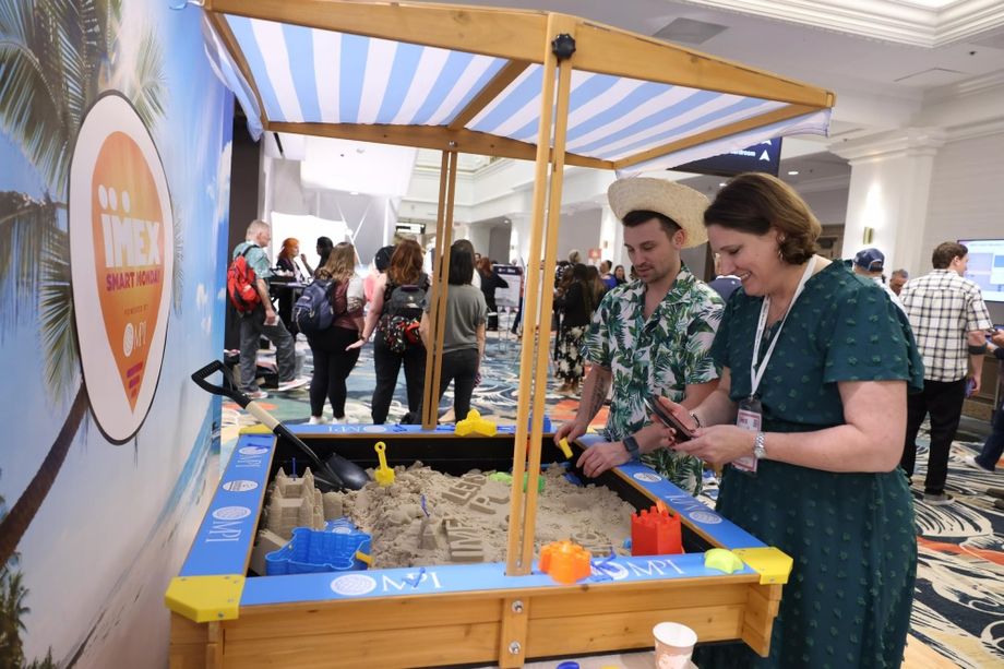 Playtime at IMEX Monday Show Activations.