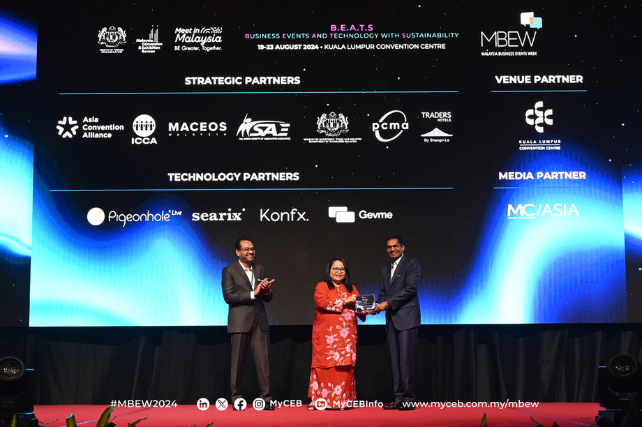 With a theme of “Business Events and Technology with Sustainability (BEATS)”, MBEW 2024 officially kicked off with Dr. Yasmeen binti Yasim, Deputy Secretary-General (Tourism) of the Ministry of Tourism, Arts and Culture Malaysia in attendance.