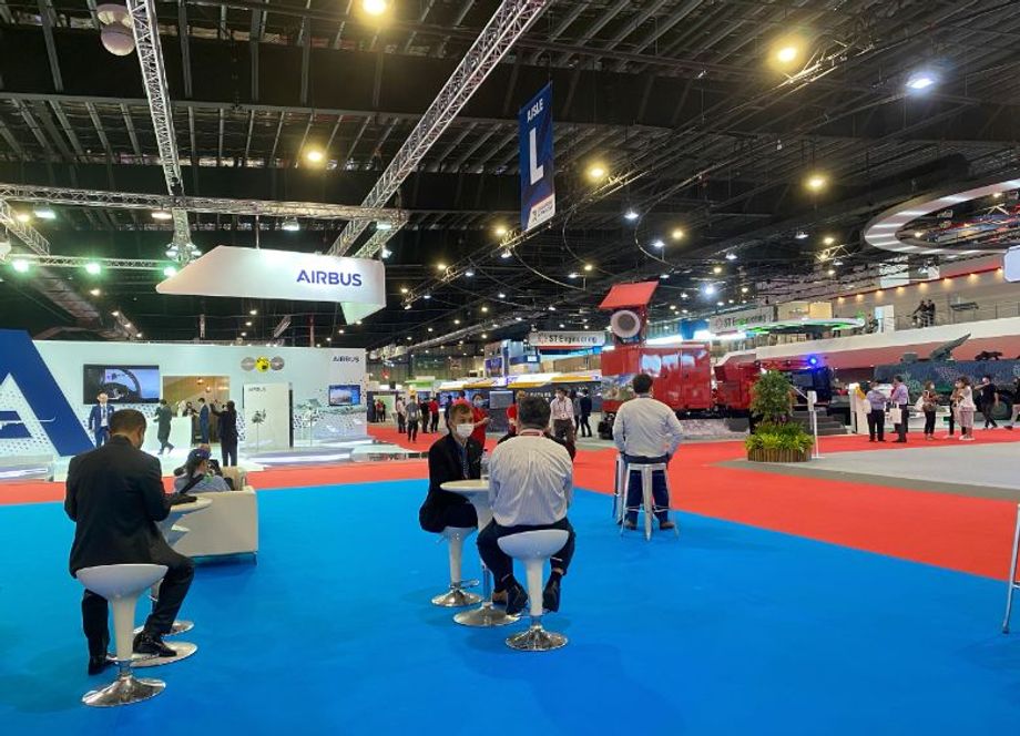 A total of nine, well-spaced meeting zones were set up for the show this year.