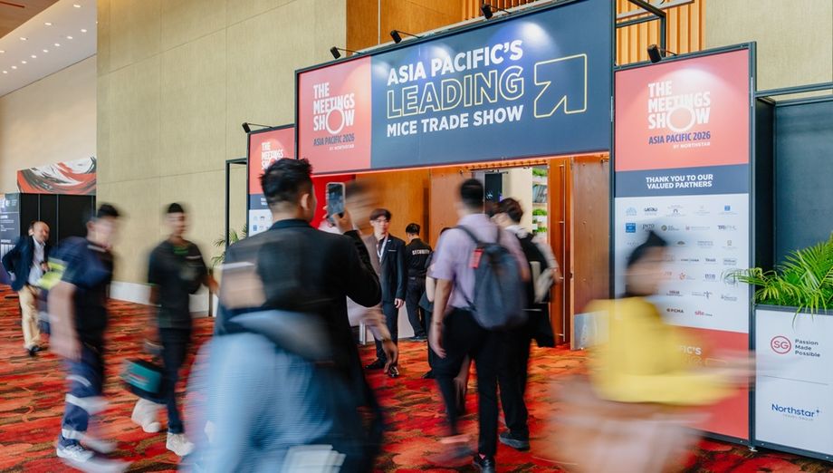A bustling show floor during TMS APAC 2026.