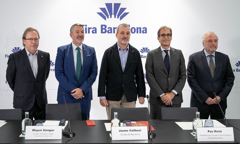 Fira de Barcelona’s press conference announcing the results.