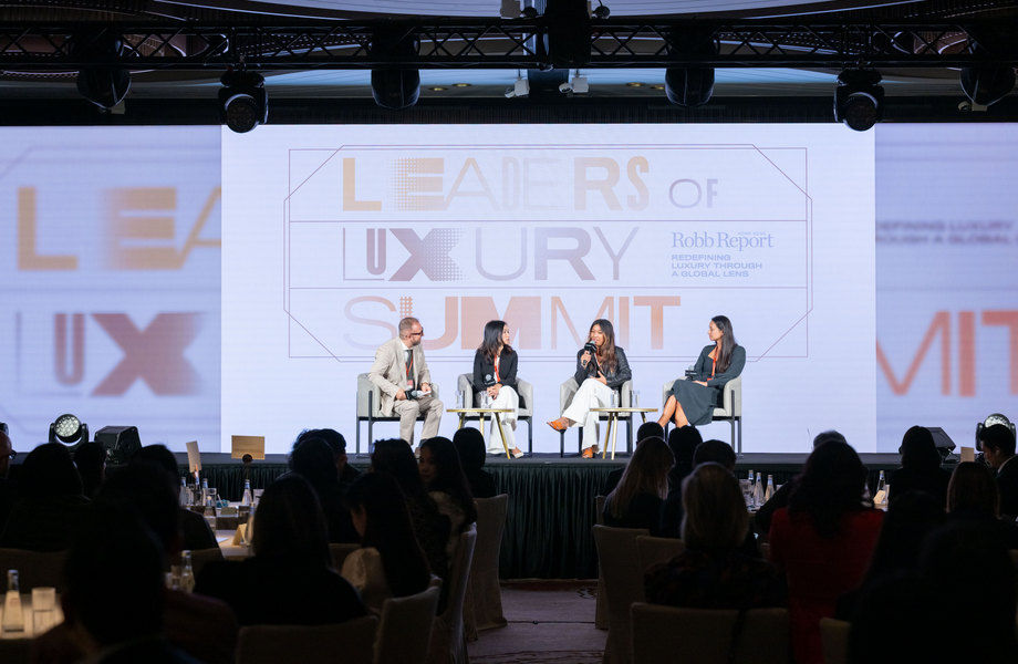 A panel discussion at the inaugural Leaders of Luxury Summit 2024 in Hong Kong.