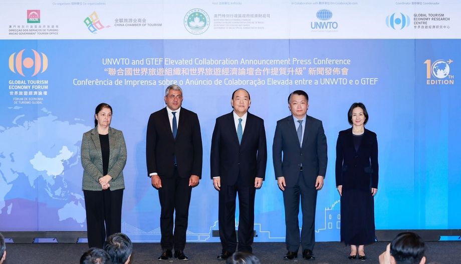 GTEF and UNWTO signed MOU for post-pandemic era of tourism growth, with alternating annual events in international destinations and Macau.