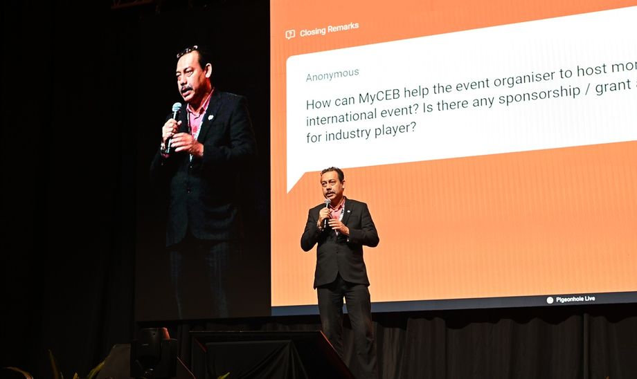 MyCEB 业务发展总监 Noor Azlan Abu Bakar 表示:“我们之所以关注技术和可持续性,是因为我们坚信这两大支柱对于商务活动行业的持续增长和发展至关重要。” MyCEB 业务发展总监 Noor Azlan Abu Bakar 表示:“我们之所以关注技术和可持续性,是因为我们坚信这两大支柱对于商务活动行业的持续增长和发展至关重要。”