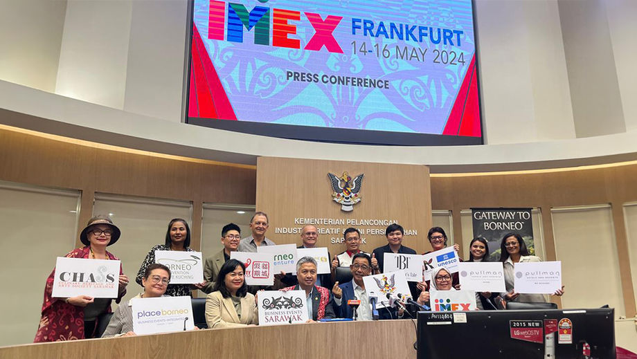 With a theme of “Business Events Support Community Development”, Eight exhibitors will be championing Sarawak at this year’s IMEX Frankfurt.
