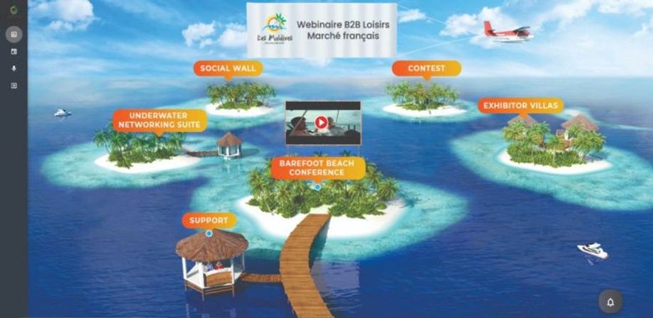 'My Virtual Maldives' event management platform for the travel trade and consumers alike.