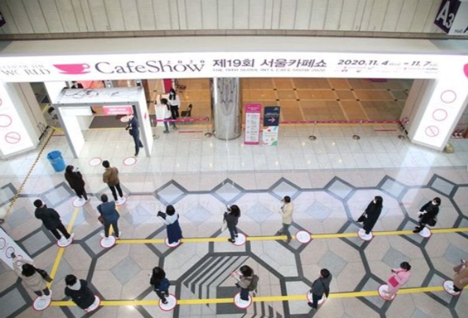 The exhibition sector is also shifting to hybrid, where SCB has plans to execute an international exhibition comparable to CES. Pictured: Cafe Show Seoul 2020