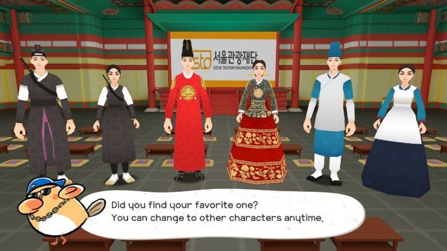 Pick your own avatars, and it's game time.