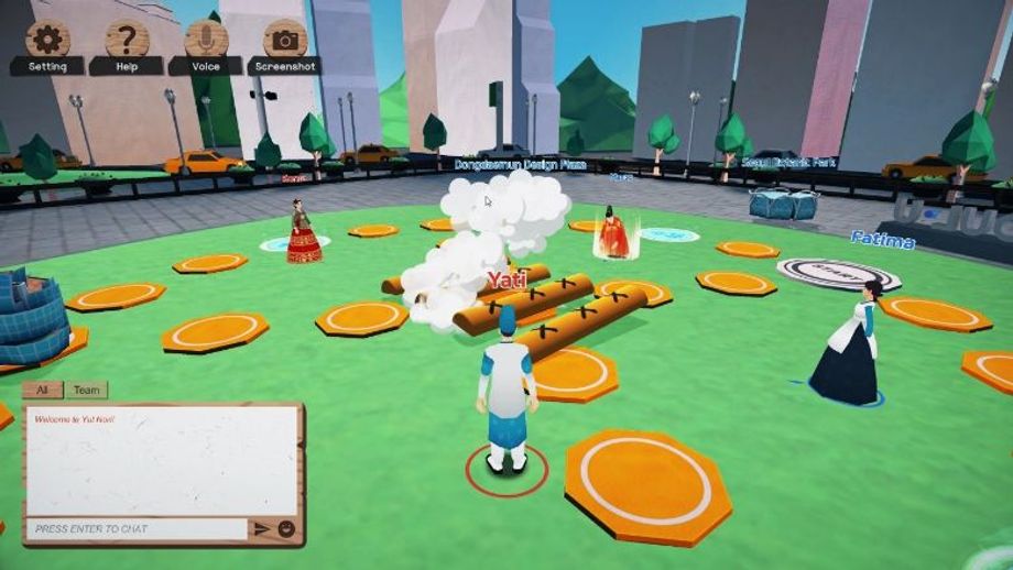Virtual Seoul Playground's metaverse uses gamification to boost engagement and team spirit.