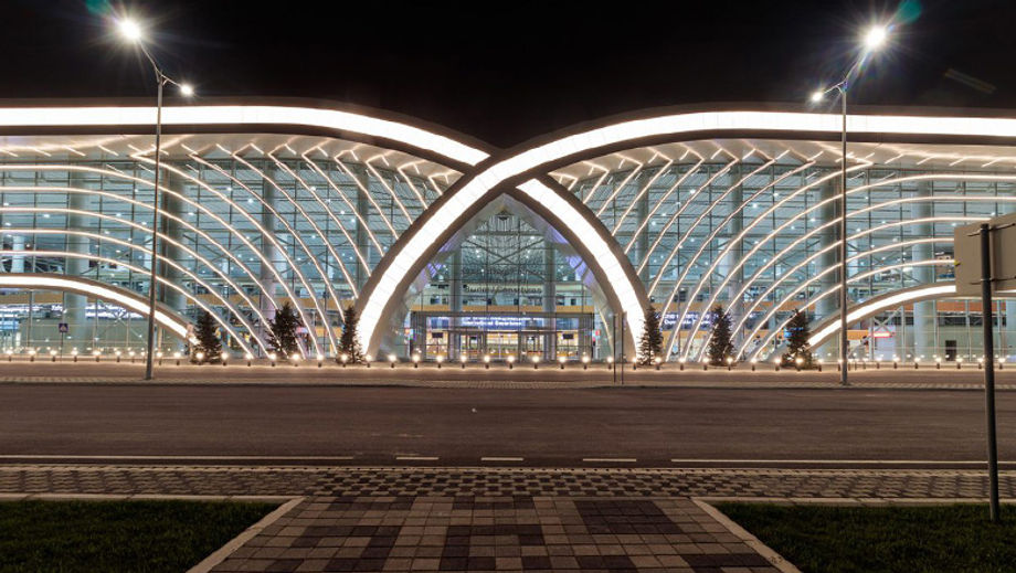 Samarkand International Airport.