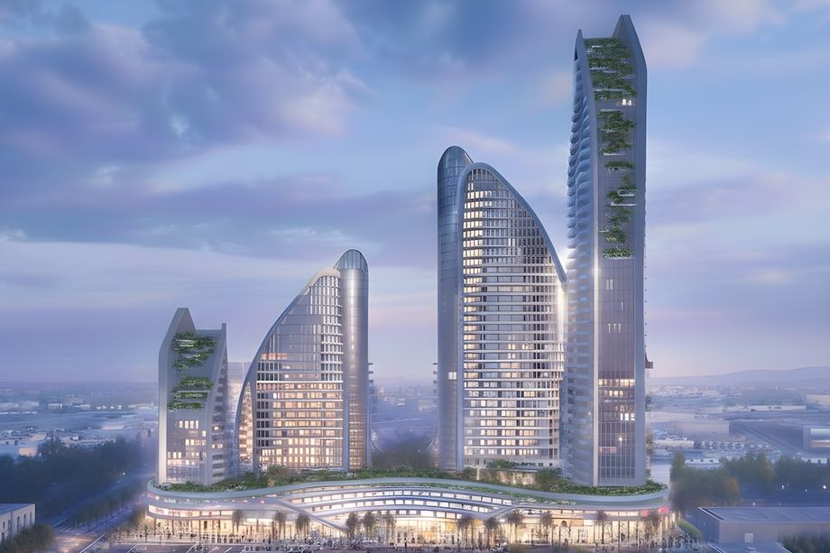 Artist impression of the planned self-contained precinct within the Five Dock suburb.