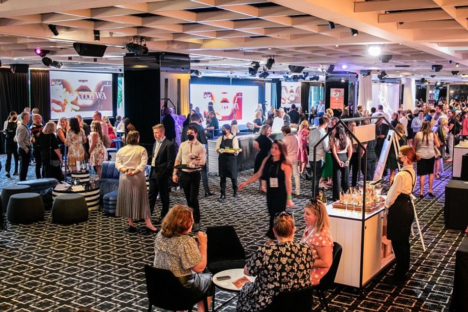 The sold-out Welcome Event at Get Local, the first in-person international business event exhibition held in Australia in almost two years.