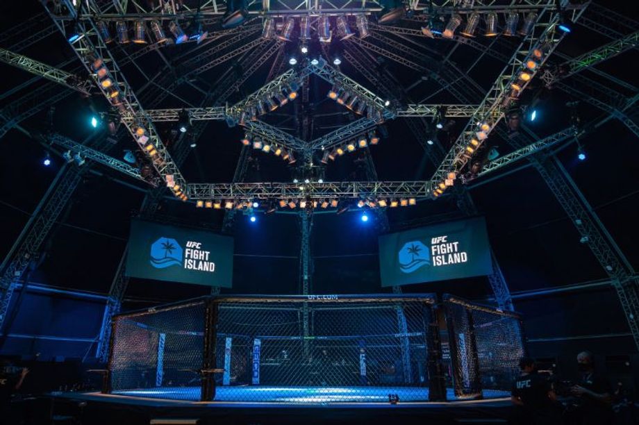 Iconic octagon for UFC Fight Island