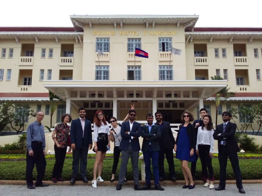 JCUS study trip to Siem Reap in 2018 - Raffles Grand Hotel DAngkor 1