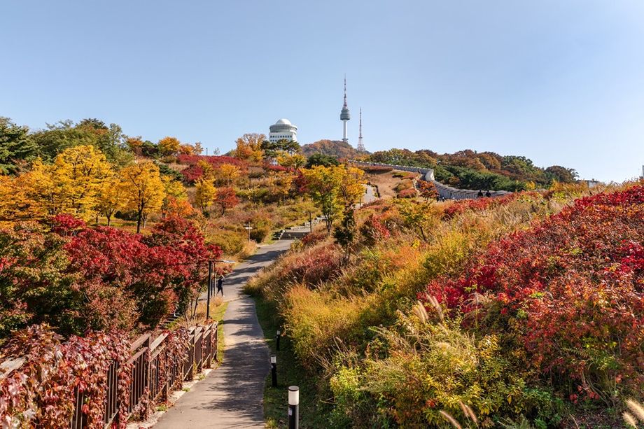 Namshan Park, Seoul, South Korea.