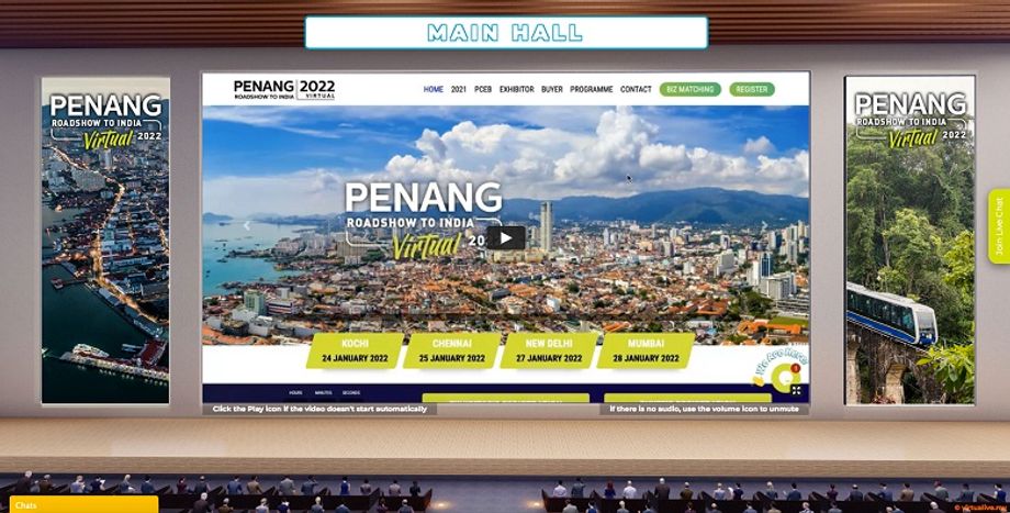 The 5th Annual Penang Roadshow to India was held virtually for a second round since 2021.