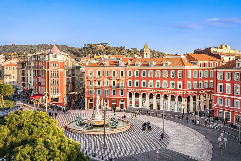 Suppliers and partners from the Provence-Alpes-Côte d'Azur recently hosted a roadshow to promote the provincial region. Pictured: Place Massena, the famous square in Côte d'Azur.