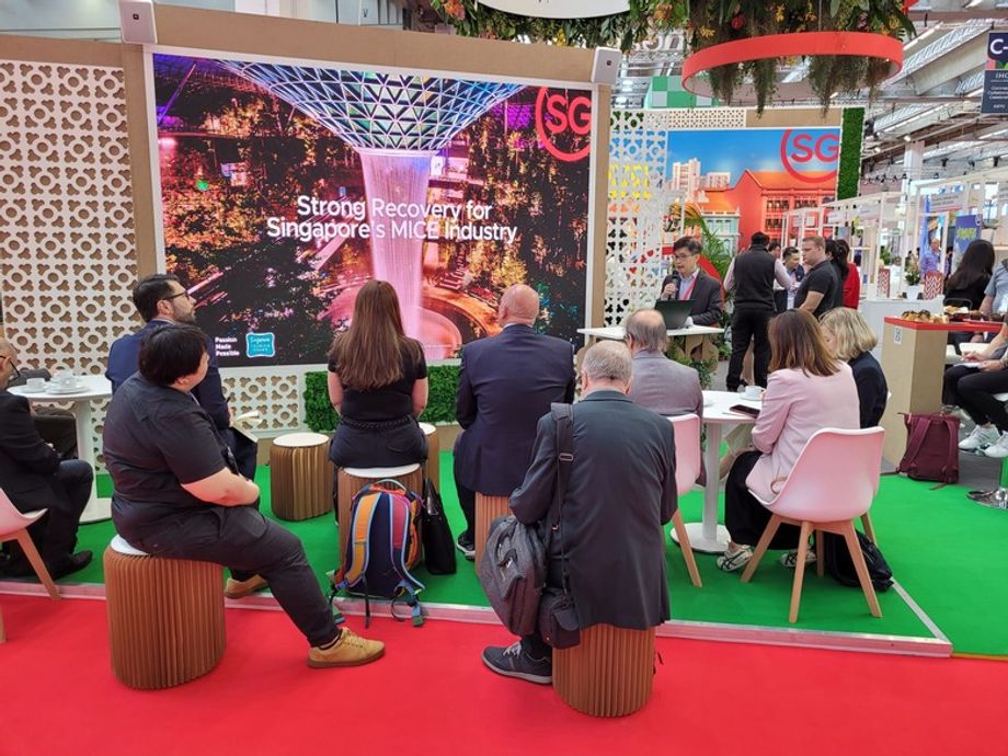 Singapore booth at IMEX Frankfurt
