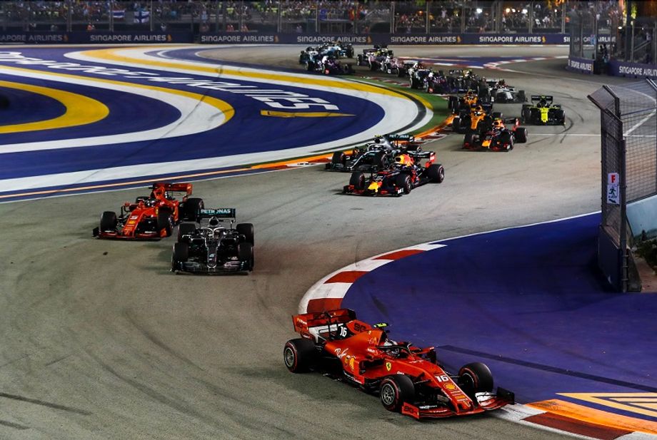 High-octane action during Singapore GP.