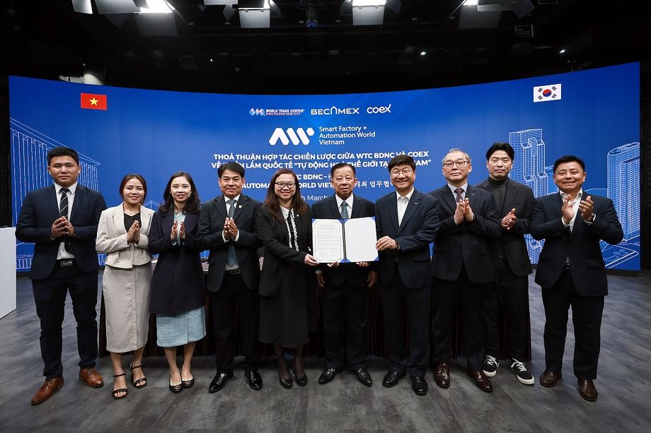 MoU between Vietnam’s World Trade Center Binh Duong New City (WTC BDNC) and COEX in Seoul, South Korea aims to boost manufacturing industry innovation programmes in Vietnam.