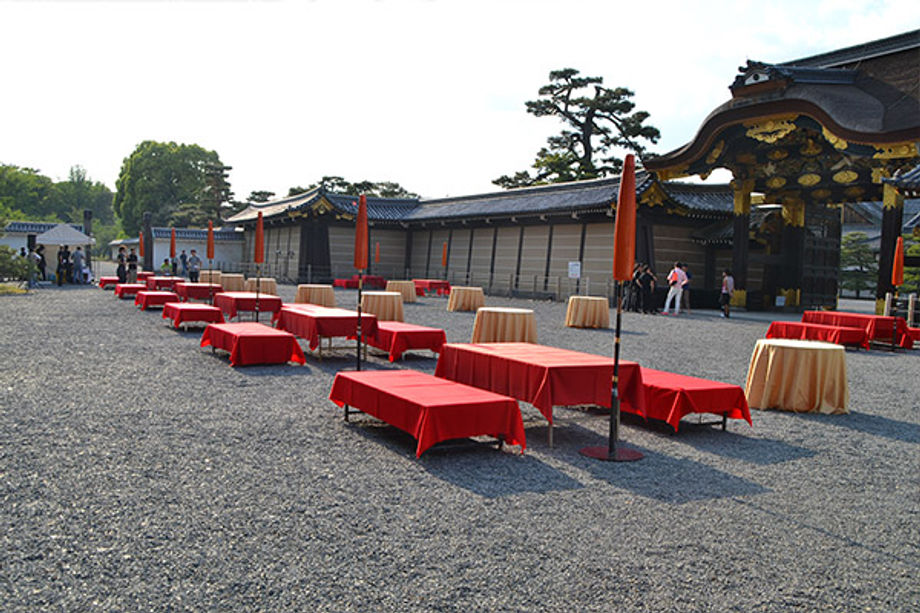 One of Nijo Castle’s standout venues is Sakura no Sono, an outdoor cherry-garden space ideal for receptions or cultural performances.