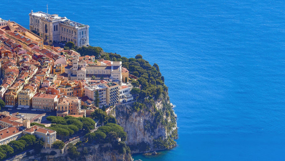 General view of Monaco-Ville - Le Rocher