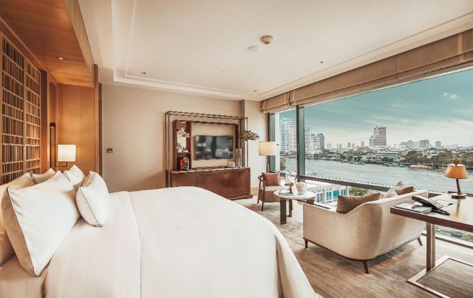 The waterfront space is shared with Four Seasons Private Residences Bangkok, and Four Seasons Hotel Bangkok.