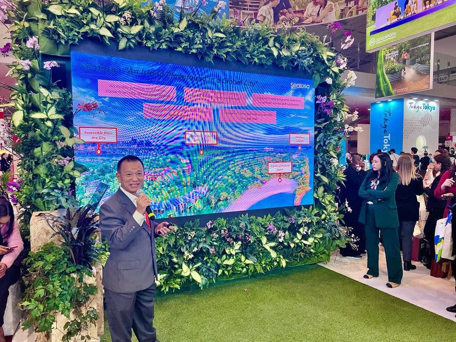 “Sentosa is a one-stop shop where we can fulfil all your MICE requirements, right down to your ESG goals,” says SDC’s Chin Sak Hin.
