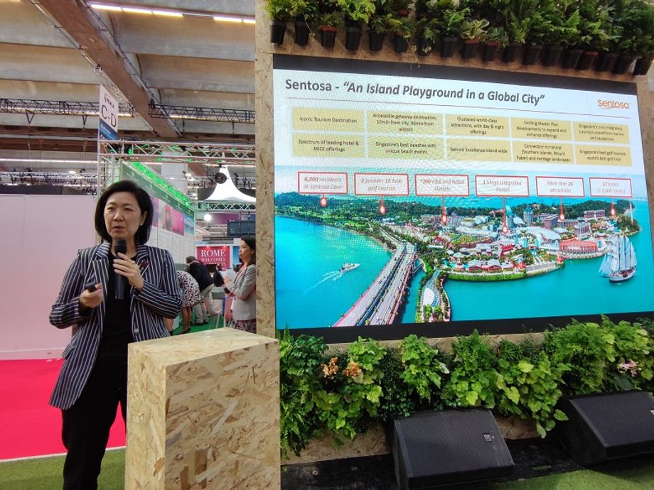 Sentosa Development Corporation CEO Thien Kwee Eng, who likens the carbon reduction journey to scaling Mount Everest, believes that every single step and partner counts towards the island's goal of achieving net-zero emissions by 2030.