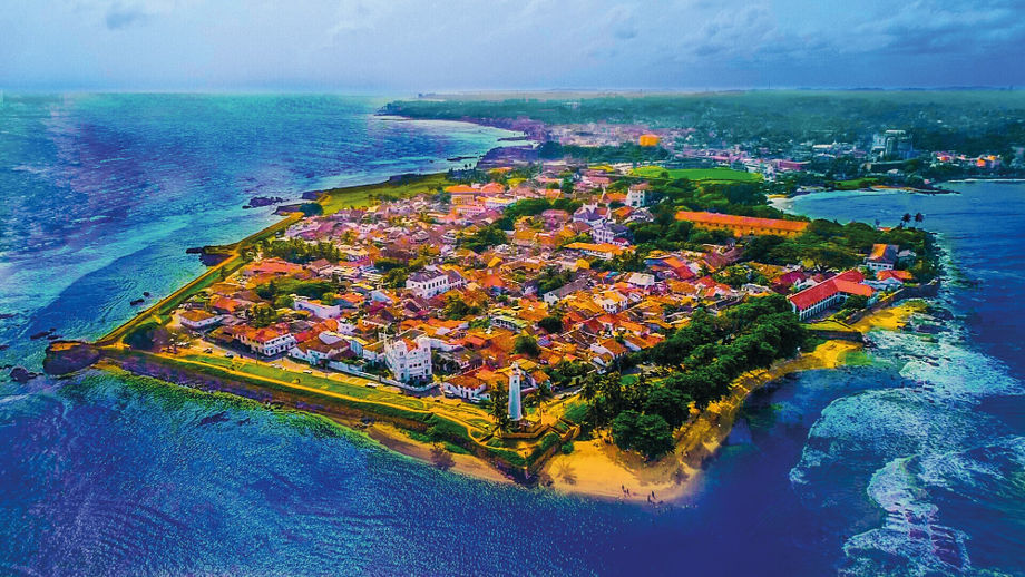 Galle Fort on the southwest coast of Sri Lanka.