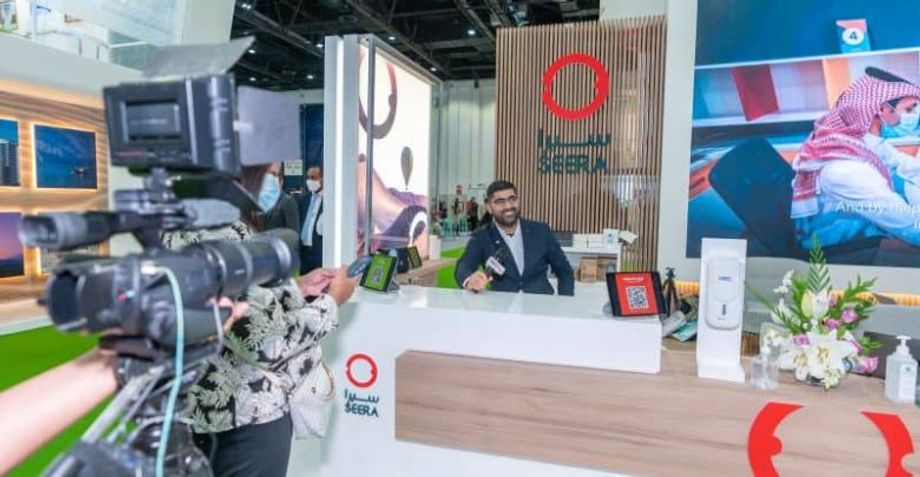Muzzammil Ahussain at the Seera Group stand: “ATM was the push that the travel industry needed in the recovery phase.”