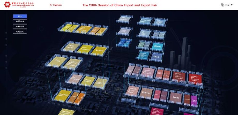 The VR exhibition hall, which highlighted products from 2,046 companies, received 163,200 visits.